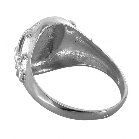 SREBRNY SYGNET Z ORNAMENTAMI PRÓBA SREBRA 925 GRAWER GRATIS zdjęcie 2