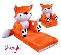 FOTEL DLA DZIECI ROZKŁADANY FOTELIK PLUSZOWY PUFA PRODUKT POLSKI