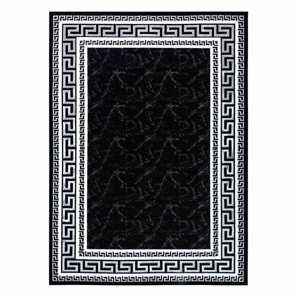 RUG/LU/MOSSE/FRAME/BLACK+GREY/60x300 zdjęcie 1