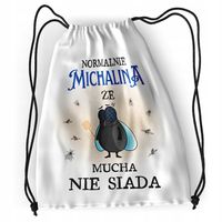 Plecak Dla Michaliny Sportowy Szkolny Worek Torba Z Nadrukiem Ze Zdjęciem