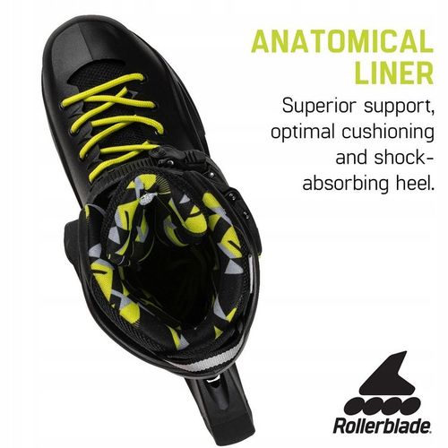 LesznoOkrężna10A! Nowe Rolki Rollerblade RB Cruiser 25,0 Black Yellow Cena! na Arena.pl