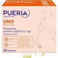 PUERIA UNO ACTIVE planowanie + wczesna ciąża do 12. tyg. 60 kapsułek