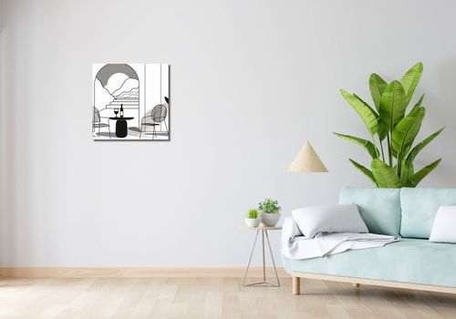 Obraz 50x50cm Relaks w Monochromie na Arena.pl