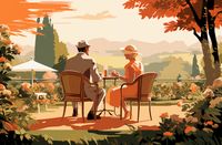 Plakat 91,5x60cm Retro Randka