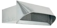 Czerpnia Powietrza Prostokątna Ocynkowana z Siatką Ochronną 200x90 mm