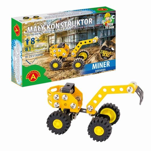 Mały Konstruktor Miner Koparka na Arena.pl