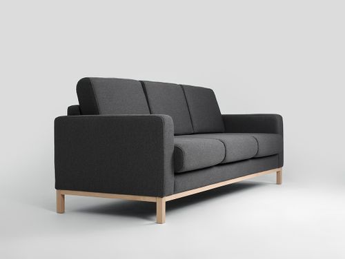Sofa SCANDIC 3 osobowa - karbon, naturalny, trzy osobowa na Arena.pl