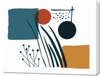 Obraz 90x70cm Przerys nad Treścią