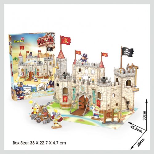 Puzzle 3D - Zamek Piratów na Arena.pl