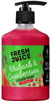 FRESH JUICE Mydło w płynie Rabarbar i Żurawina 460 ml