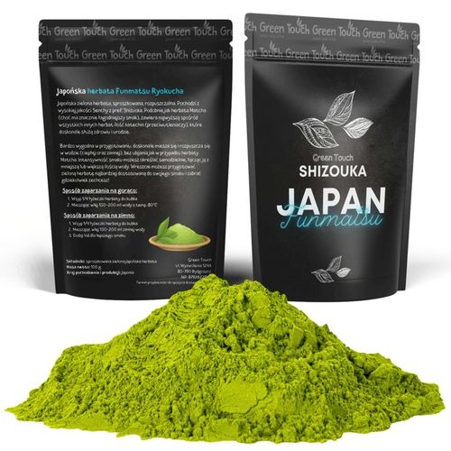 Herbata zielona japońska FUNMATSU RYOKUCHA 100 g SPROSZKOWANA JAPAN SENCHA na Arena.pl