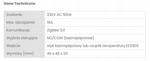 Sterownik ENGO CONTROLS ZigBee 16A do pieca dwufunkcyjnego na Arena.pl