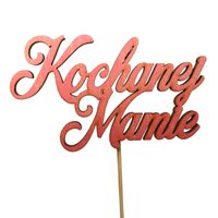 Topper pik napis "Kochanej Mamie"