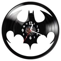 Zegar ścienny z płyty winylowej Batman 82.14