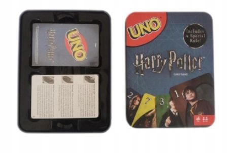 Gra karciana UNO Harry Potter METAL BOX 112 kart na Arena.pl