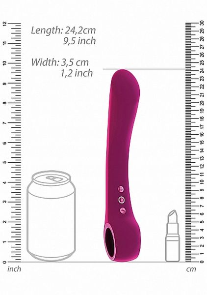 Ombra - Bendable Vibrator Punkt G - Pink zdjęcie 5