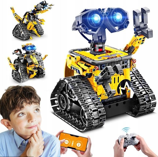 FIGURKA ROBOT WALL E 520 szt KLOCKI - 3w1 PROGRAMOWALNY RC ROBOT zdjęcie 8