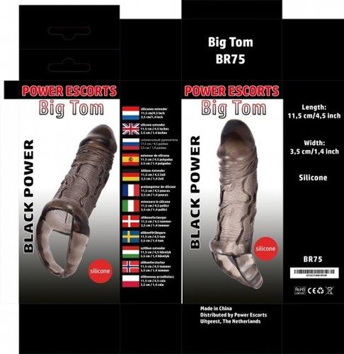 Big Tom Black  Big Size Penis Extender 11,5 Cm na Arena.pl