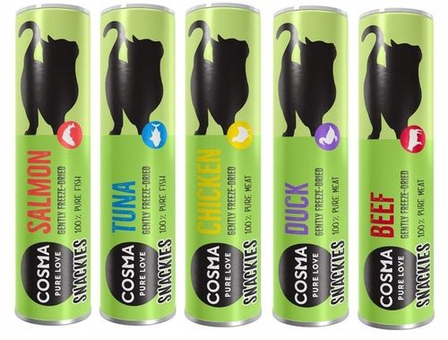 Cosma Original Snackies Mix smaków 116g Przysmak dla kota 100% mięsa na Arena.pl