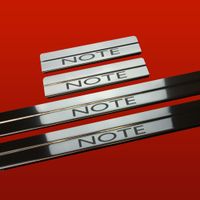 Listwa progowa NISSAN NOTE MK1 Stal nierdzewna 304 połysk 4szt