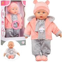 Smily Play Lalka Julka Interaktywna Bobas 40cm Mówi PL/ENG