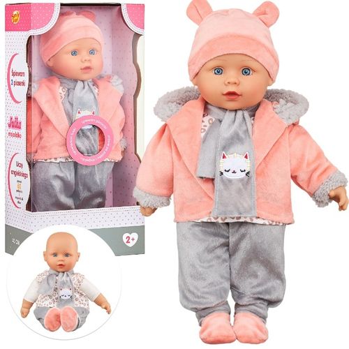 Smily Play Lalka Julka Interaktywna Bobas 40cm Mówi PL/ENG na Arena.pl