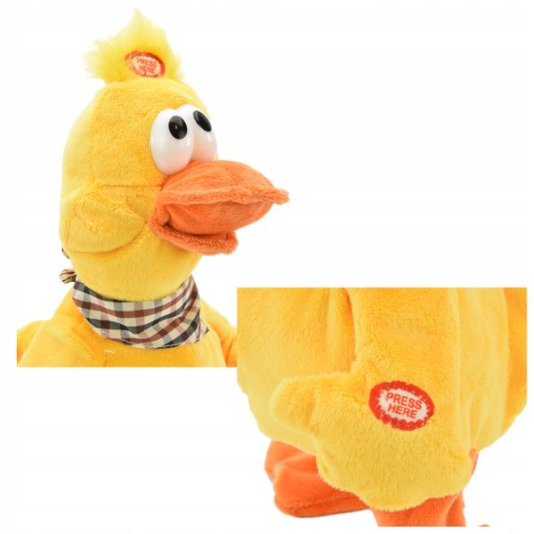 KACZKA ZABAWKI INTERAKTYWNE DLA DZIECI GRA CHODZI zdjęcie 5