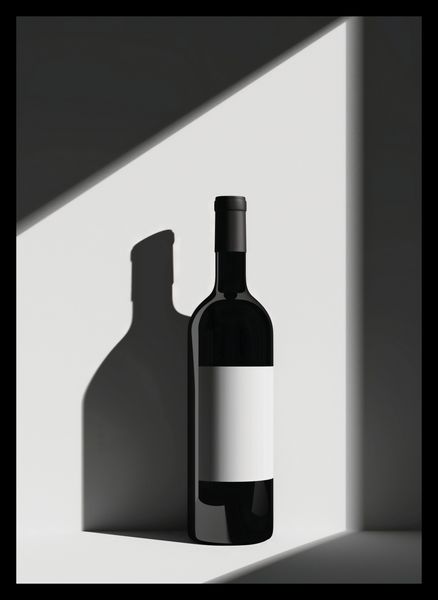 Plakat 25x35cm Butla Wina zdjęcie 2