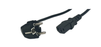 POS AC cable C13-YJT3[10A]-CEE7/7-YJ-03-90?[10A] H03VV-F3G0,75 L=1500 black