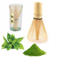 BAMBUSOWA MIOTEŁKA PĘDZEL DO ZIOŁOWYCH MATCHA