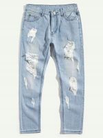 SHEIN JASNE SPODNIE JEANSOWE MĘSKIE R34 D332083