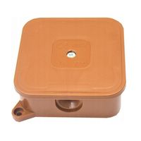 Puszka brązowa natynkowa 027-02 85x85x35 IP44 ViPlast