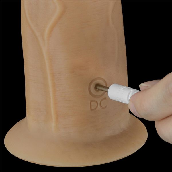 8.0'' Dual Layered Platinum Silicone Rotator zdjęcie 14