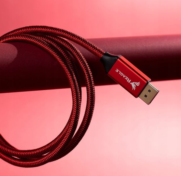 REAGLE Kabel przewód DisplayPort 1.4 DP 4K 165Hz 2k 240Hz 1,5M Display Port zdjęcie 5