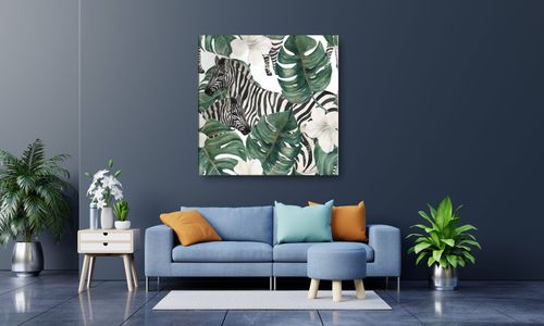 OBRAZ NA PŁÓTNIE 120 Zebry 70x70cm na Arena.pl