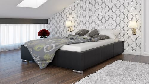 KLASYCZNE ŁÓŻKO TAPICEROWANE 120X200 BEZ ZAGŁOWIA na Arena.pl