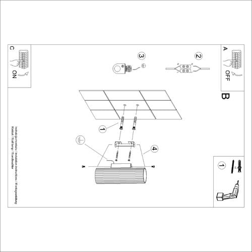 Kinkiet KARBON 20 biały na Arena.pl