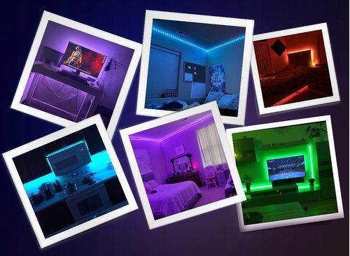 Taśma LED 6M RGB 5050 Bluetooth APLIKACJA MOBILNA Pilot Czujnik Muzyki na Arena.pl