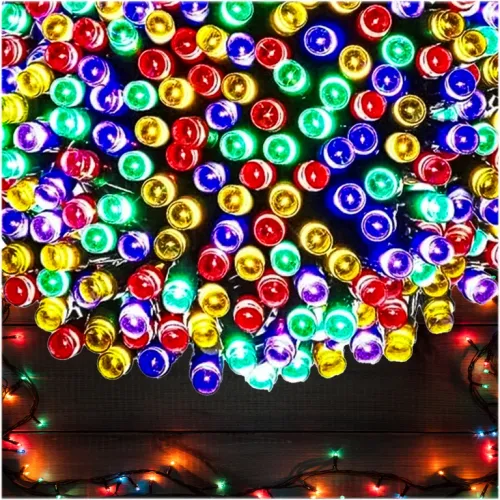 Lampki Świąteczne 500 Led Choinkowe Dekoracyjne IP44 Zewnętrzne 32m RGB na Arena.pl