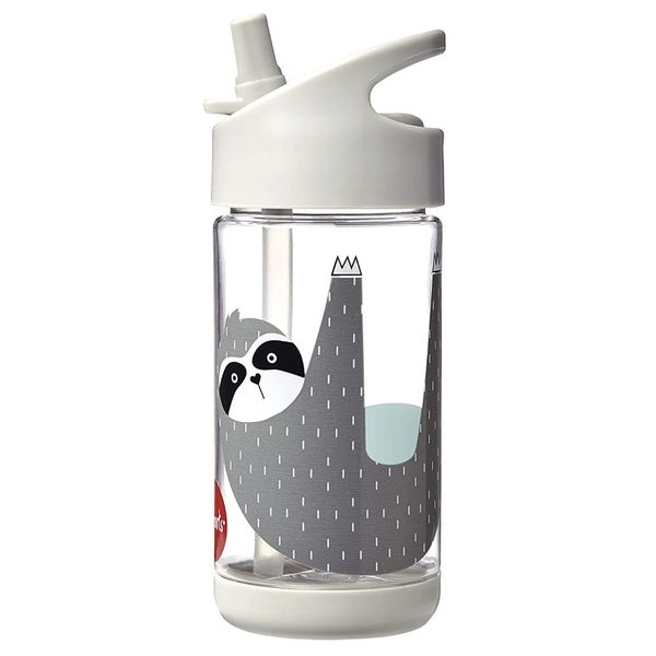 3 SPROUTS Bidon, Butelka tritanowa na wodę dla dzieci leniwiec 350ml zdjęcie 1