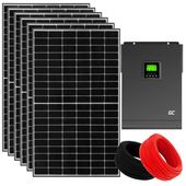 ZESTAW SOLARNY HYBRYDOWY 24V 3KW 230V 3000W