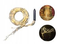 Anielskie włosy wodospad anielski włos 200 LED ciepły lampki na choinkę