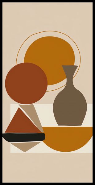 Plakat 50x100cm Geometryczna Utrata zdjęcie 2