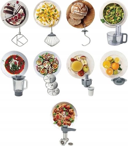 Robot Kuchenny Planetarny Kenwood KHC29.P0RD 1000W Czerwony Duży Zestaw na Arena.pl