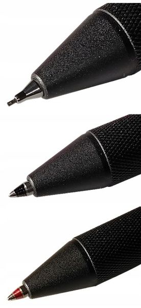 Multipen Rotring 600 3w1 Czarny/Czerwony/Ołówek zdjęcie 3