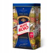 Yerbera Yerba Mate Rojo Tradicional 500g - klasyczna w metalowej puszce