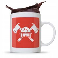 Kubek Prezent Dla Strażaka Herb Strażaka Z Nadrukiem Ze Zdjęciem