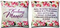 poduszka kwiaty kochanej mamie  s96