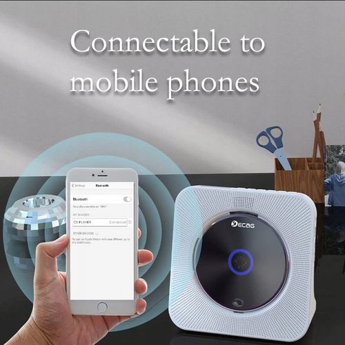 Przenośny odtwarzacz cd z baterią AUX USB FM LCD na Arena.pl