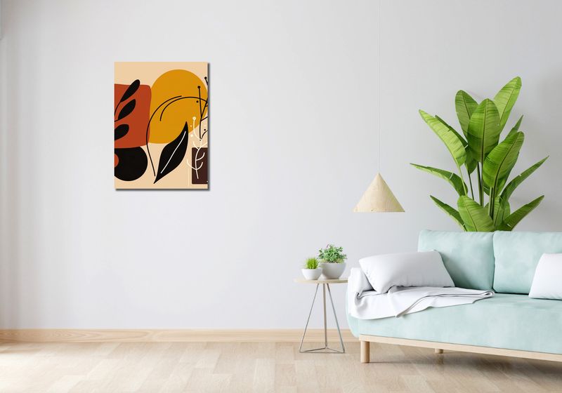 Obraz 50x70cm Ciepłe Kontury zdjęcie 2